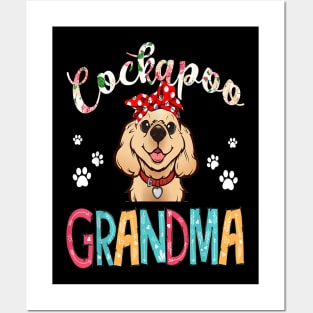 Cute Cockapoo Grandma Posters and Art